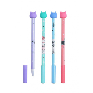 Ручка гелевая со стираемыми чернилами MIAO, СИНЯЯ, игольчатый пиш.узел 0.5мм,термочувствительные чер