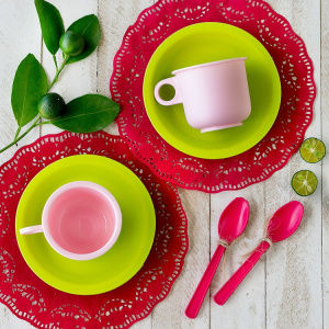 Набор посуды Чайная пара /Лайм/ (6 дет.)