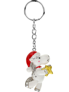 Брелок из полирезины Лошадка со звездой 4*4,5см (Собс.разр) НУ-2561 ш/б 