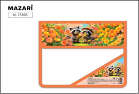 Папка для тетрадей ЕНОТЫ А5, 230*190*50 мм, на липучке