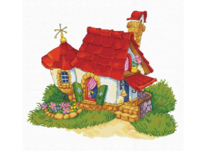 Набор для вышивания крестиком 7535-РК Домик