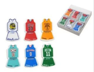 Ластик BASKETBALL, термопластичная резина, фигурный, 5 дизайнов, ОПП- упаковка / картонный дисплей
