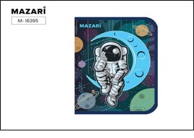 Папка для тетрадей ASTRONAUT А5, 230*180*25 мм, пластиковая, молния вокруг