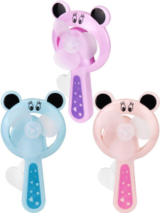 Вентилятор детский /Мишка/ (шоубокс-12 шт.,цвет микс) ( Арт. ИК-0958) кратно 12