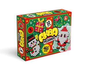 Аквамозаика /Новый год/ 4 фигурки (465 бусин)