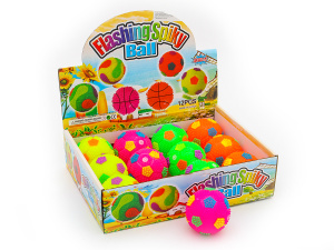 Мяч световой  7,5 см /ФУТБОЛ/ (микс, в шоу-боксе) (арт. G20257) кратно 12