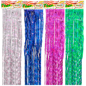 Дождик цветной Голограмма Калейдоскоп 1,5м 202-042