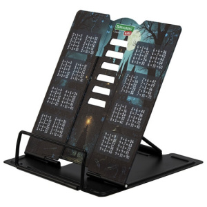 Подставка для книг и учебников BRAUBERG KIDS mini /Magic/ с таблицей умножения, регулируемый угол на