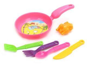 Набор посуды и продуктов 6 предм. в ассорт., пакет