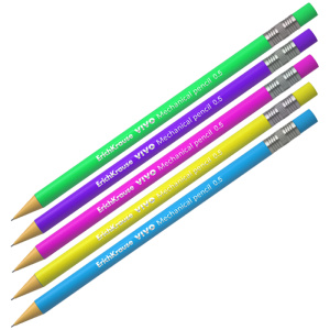 Карандаш механический ErichKrause® Vivo® 0.5мм, НВ (в тубусе по 60 шт.)