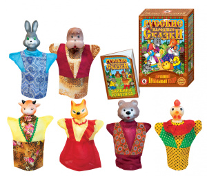 Кукольный театр /Зайкина избушка/ (6 перс.), (бол. уп.)
