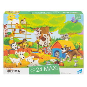 Игра детская настольная /24 MAXI Ферма/