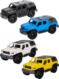 Джип  /Альфа/ МИКС Городской с тентом Городской (4 цветов) (арт.И-1511)