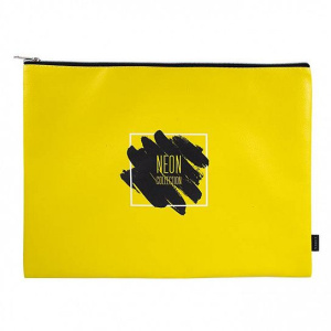 Папка 1 отд. А4 NEON 330х260 мм молния ПВХ