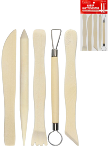 Набор инструментов для лепки и моделирования (5шт. в наборе), НЛ-7593 МП