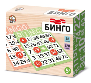 Игра настольная /Бинго/ (карт.фишки)