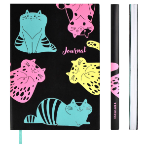 Ежедневник недатированный, А5, арт. 52441/ 15 ВИННЕР ЧЁРНЫЙ (кожзам, 146х211 мм, 96 л., мягкий переп