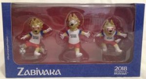 Набор фигурок Волк Забивака №2,6см, 3шт. в подарочной короробке, FIFA-2018