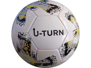 Мяч футбольный, серо-белый, PVC, №5, окружность 68-70, 280-300гр. (Арт. МБ-2408)