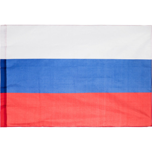 Флаг России 90х145 см (без герба) (10702070/130219/0027573/4, Китайская Народная Республика)