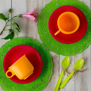 Набор посуды Чайная пара /Розе/ (6 дет.)