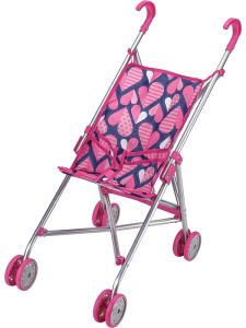 Коляска-трость для кукол /Котята/ (52х26х55 см), в пакете (арт. 9302-PF)