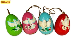 Яйцо деревянное /Голуби/ (высота 5 см) Т-8274