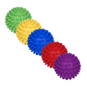 SILAPRO Массажёр /Ёжик/ 7 см, ПВХ, 41 г, 5 цветов (10131010/020625/5176897, Китайская Народная Респу