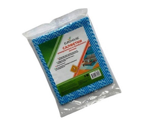 14017 Салфетка из бамбукового волокна 30х34см, 3шт, EuroHouse (14017 из короба 1/30) (10228010/14012