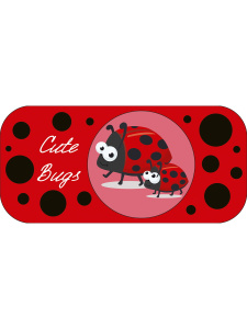 Пенал с прозр окошком МИЛЫЕ БУКАШКИ (ПН-2101) 20x9.5x5.5 см