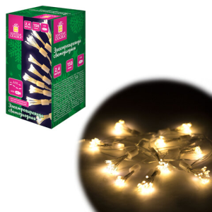 Гирлянда-пучки /Bundles/, 150 LED, 2,4 м, 10 пучков, тёплый белый, USB, ЗОЛОТАЯ СКАЗКА, 592557