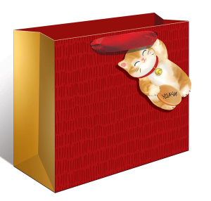 Сумка бумажная делюкс 0557.161 Размер:	235х210х120