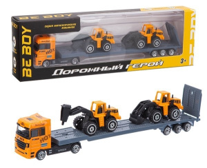 Машинка (металл.) /BeBoy/, подвижные элементы,1:87, в/к 28,5*4*8,5 см