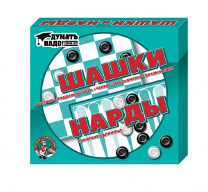 Игра настольная /Шашки, нарды/ (малые)