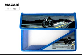 Папка для тетрадей МОТО А5, 230*190*50 мм, на липучке