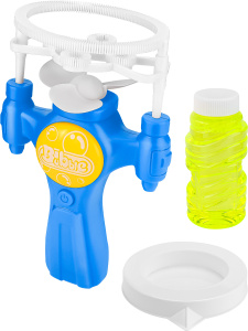 Генератор мыльных пузырей 115 мл (Арт. МПЗ-0038), на батарейках, цвет синий