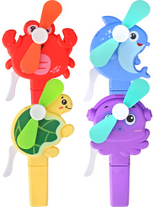 Вентилятор детский /Морские обитатели/ (шоубокс-24 шт.,цвет микс) (Арт. ИК-5409) кратно 24