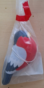 Подарочная игрушка /Снегирь/