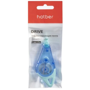 Корректирующая Лента Hatber DRIVE 5мм х 8м в пакете с европодвесом