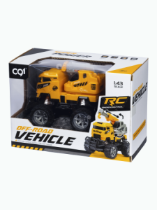 Машинка на радиоуправлении /Подъемный кран/, масштаб модели 1:43