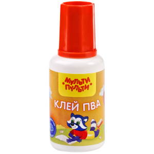 Клей ПВА Мульти-Пульти, 20г, с кисточкой КЛ_28638