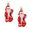 СНОУ БУМ Набор декоративных украшений /Дед Мороз/ 2шт, 4x3x9см, пластик (10702070/060825/5269775, Ки