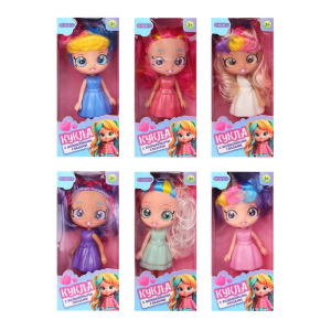 ИГРОЛЕНД Кукла с волшебными глазами, 17 см, 8х5,5х18,5 см, ABS, PP, 6 дизайнов (10702070/301025/5378