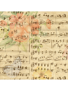 Optima Упаковочная бумага Музыка (1 лист в рулоне, 70 х 100 см) УБ-3652