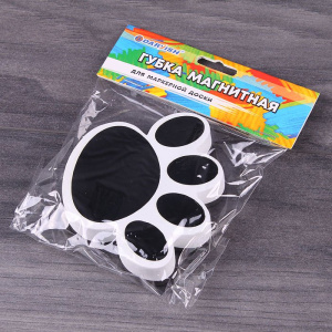 Губка стирательная для доски магнитная /Лапка/