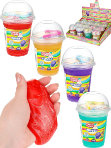 Слайм с игрушкой (6,5х11,5х7,5см; 160г/шт)в шоу-боксе, цв.микс,  (Арт. ИСМ-5000)