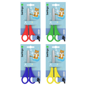 Ножницы детские Berlingo 13см, ассорти, европодвес DNn_14024 (10702070/161224/5174947/1, Китайская Н