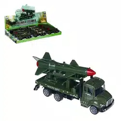 ИГРОЛЕНД Машина в виде военной техники, инерция, ABS, металл, 11,2x4,3x5,3см, 3 дизайна (10702070/04