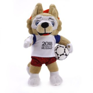 Волк Забивака, 40см, в пакете FIFA-2018