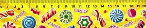 Закладка-линейка Конфеты 5-03-0056